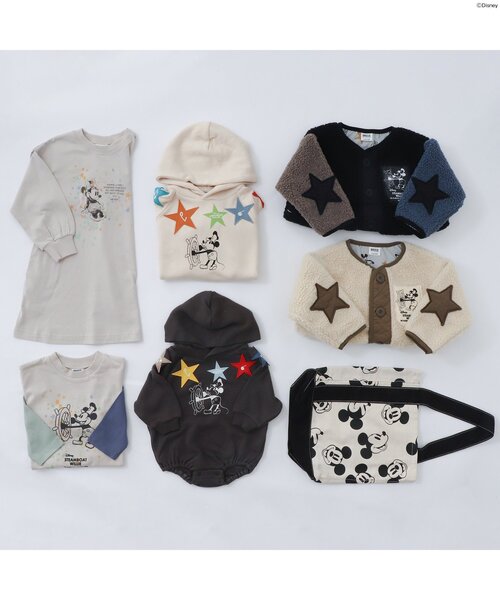 Disney(ディズニー)の「/ディズニーキャラクターTシャツワンピース(ワンピース・キッズ・ライトグレー/ラベンダー・90/100/110/120/80/130)」の6枚目の写真