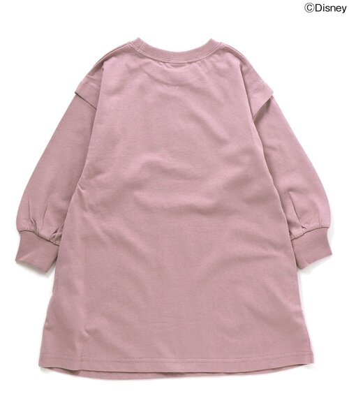 Disney(ディズニー)の「/ディズニーキャラクターTシャツワンピース(ワンピース・キッズ・ライトグレー/ラベンダー・90/100/110/120/80/130)」の4枚目の写真
