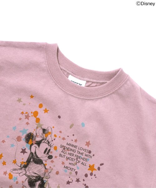 Disney(ディズニー)の「/ディズニーキャラクターTシャツワンピース(ワンピース・キッズ・ライトグレー/ラベンダー・90/100/110/120/80/130)」の7枚目の写真