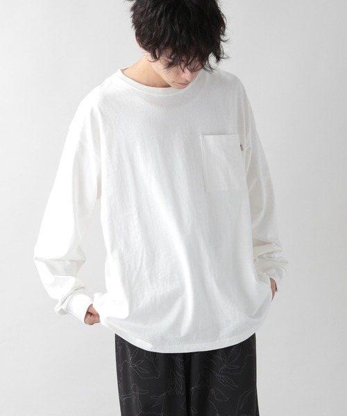 RAGEBLUE（レイジブルー）の「＜SIGNAL SPORTS/シグナルスポーツ＞ビッグシルエットロンT/217215（Tシャツ/カットソー・メンズ・ライトブルー/ブラック/パープル/オフホワイト/オリーブ/その他・MEDIUM/LARGE/X-LARGE）」の9枚目の写真