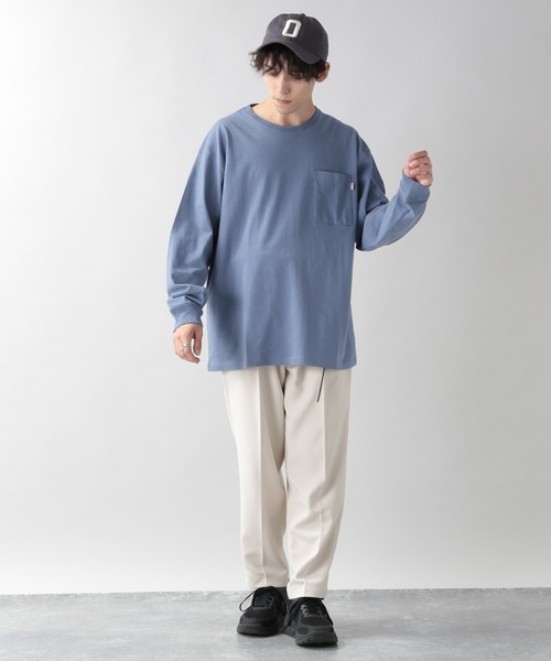 RAGEBLUE（レイジブルー）の「＜SIGNAL SPORTS/シグナルスポーツ＞ビッグシルエットロンT/217215（Tシャツ/カットソー・メンズ・ライトブルー/ブラック/パープル/オフホワイト/オリーブ/その他・MEDIUM/LARGE/X-LARGE）」の13枚目の写真