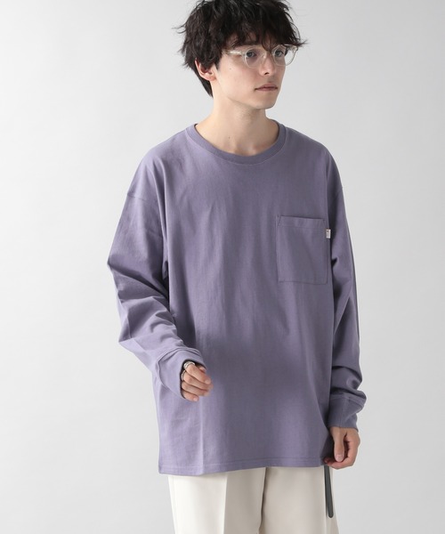 RAGEBLUE（レイジブルー）の「＜SIGNAL SPORTS/シグナルスポーツ＞ビッグシルエットロンT/217215（Tシャツ/カットソー・メンズ・ライトブルー/ブラック/パープル/オフホワイト/オリーブ/その他・MEDIUM/LARGE/X-LARGE）」の17枚目の写真