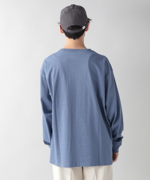 RAGEBLUE（レイジブルー）の「＜SIGNAL SPORTS/シグナルスポーツ＞ビッグシルエットロンT/217215（Tシャツ/カットソー・メンズ・ライトブルー/ブラック/パープル/オフホワイト/オリーブ/その他・MEDIUM/LARGE/X-LARGE）」の19枚目の写真