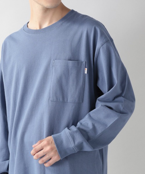 RAGEBLUE（レイジブルー）の「＜SIGNAL SPORTS/シグナルスポーツ＞ビッグシルエットロンT/217215（Tシャツ/カットソー・メンズ・ライトブルー/ブラック/パープル/オフホワイト/オリーブ/その他・MEDIUM/LARGE/X-LARGE）」の21枚目の写真