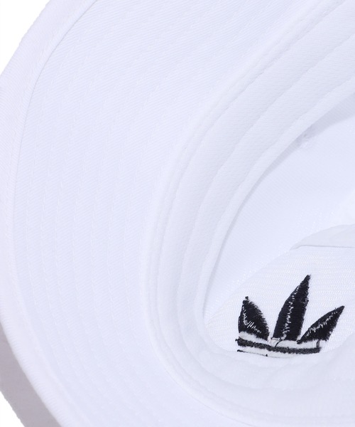 adidas（アディダス）の「adidas/アディダス HERI BUCKET HAT AC バケットハット 刺繍 トレフォイル モノトーン ユニセックス（ハット・メンズ・ホワイト/ブラック/ライトピンク・57/60/54/51）」の15枚目の写真