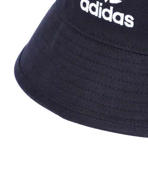 adidas（アディダス）の「adidas/アディダス HERI BUCKET HAT AC バケットハット 刺繍 トレフォイル モノトーン ユニセックス（ハット・メンズ・ホワイト/ブラック/ライトピンク・57/60/54/51）」の19枚目の写真
