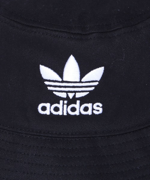 adidas（アディダス）の「adidas/アディダス HERI BUCKET HAT AC バケットハット 刺繍 トレフォイル モノトーン ユニセックス（ハット・メンズ・ホワイト/ブラック/ライトピンク・57/60/54/51）」の20枚目の写真