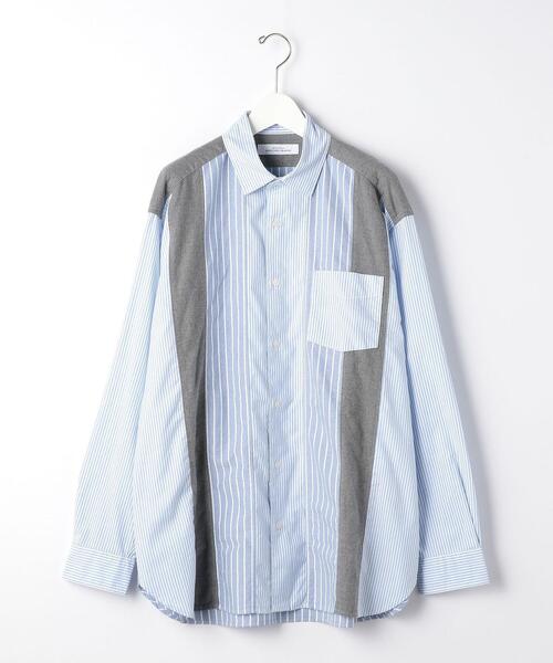 green label relaxing（グリーンレーベルリラクシング）の「OLT＜GLR/ lab＞マルチアソート ストライプ シャツ（シャツ/ブラウス・メンズ・ライトブルー・M/XL/L/S）」の4枚目の写真