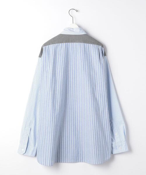 green label relaxing（グリーンレーベルリラクシング）の「OLT＜GLR/ lab＞マルチアソート ストライプ シャツ（シャツ/ブラウス・メンズ・ライトブルー・M/XL/L/S）」の8枚目の写真