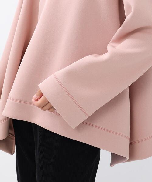 UNTITLED（アンタイトル）の「◆「L」イレヘムダンボールパーカー【洗える】（パーカー・レディース・ホワイト系/ガンメタ/ピンク系・04/44/48/46）」の5枚目の写真