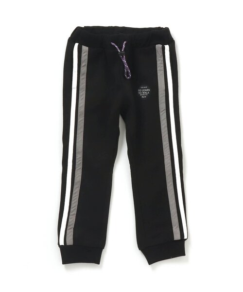BREEZE（ブリーズ）の「/サイドラインダンボールニットパンツ 10分丈（その他パンツ・キッズ・カーキ/ブラック/グレー・110/140/150/130/100/120/90）」の2枚目の写真