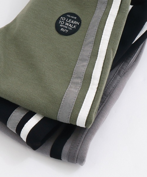 BREEZE（ブリーズ）の「/サイドラインダンボールニットパンツ 10分丈（その他パンツ・キッズ・カーキ/ブラック/グレー・110/140/150/130/100/120/90）」の12枚目の写真