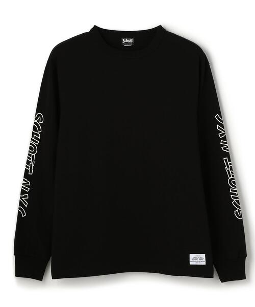 schott（ショット）の「Schott/ショット/PHOTO LS LS T-SHIRT "SUNRISE"/ロンT サンライズ（Tシャツ/カットソー・メンズ・ホワイト/ブラック/マスタード・LARGE/MEDIUM/X-LARGE）」の6枚目の写真