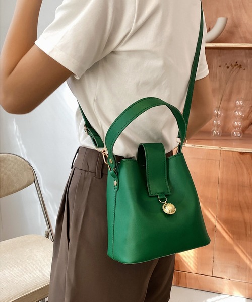 TABI PAL（タビパル）の「【TABI PAL】ニューレザー　ハンドバッグ　ショルダーバッグ（ショルダーバッグ・レディース・ホワイト/マスタード/グリーン/ブラック・FREE）」の19枚目の写真