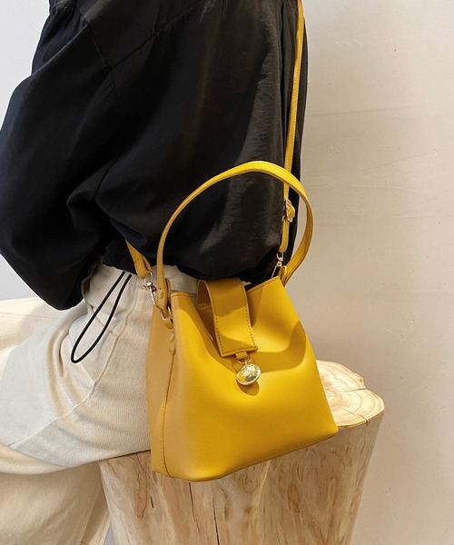 TABI PAL（タビパル）の「【TABI PAL】ニューレザー　ハンドバッグ　ショルダーバッグ（ショルダーバッグ・レディース・ホワイト/マスタード/グリーン/ブラック・FREE）」の20枚目の写真