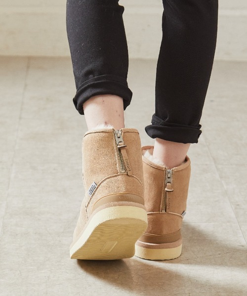 OUVRAGE CLASSE（ウヴラージュクラス）の「【SUICOKE/スイコック】ムートンブーツ（ブーツ・レディース・ベージュ/ブラウン・SMALL/MEDIUM/LARGE）」の8枚目の写真