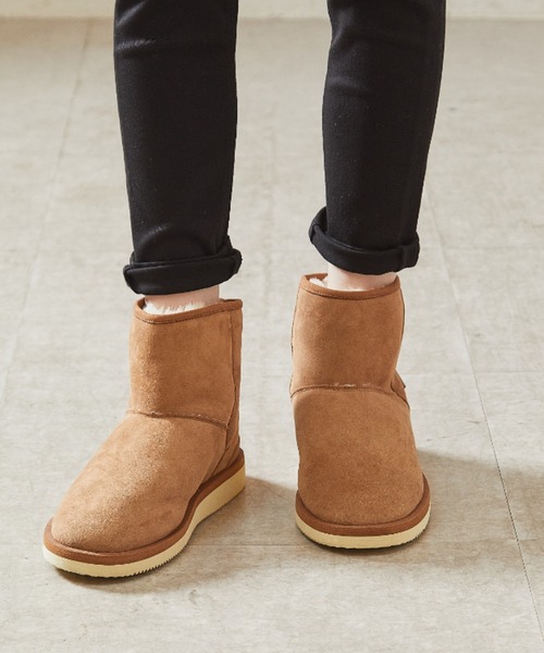 BOGEN✖️スイコックコラボ　ムートンブーツ　試着のみ　美品！ BOGEN✖️スイコックコラボ ムートンブーツ 試着のみ 美品！ BOGEN