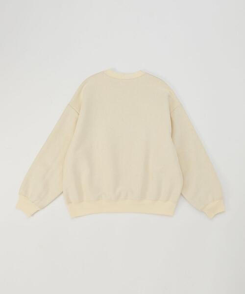 blurhms（ブラームス）の「【別注】＜blurhms (ブラームス)＞ 80`S SWT/カットソー（スウェット・メンズ・ダークグリーン/オフホワイト・2/4/3）」の4枚目の写真