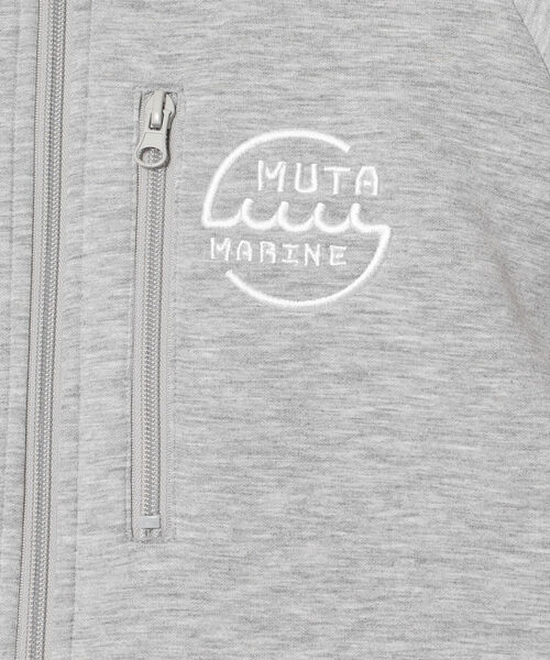 muta（ムータ）の「【別注】muta MARINE/ムータ マリン/ボンディングフーディ（パーカー・メンズ・ブラック/グレー・4/6/5/7）」の20枚目の写真