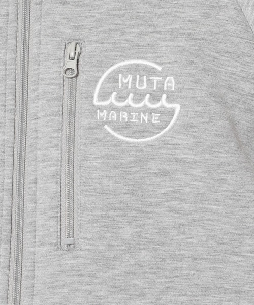 muta（ムータ）の「【別注】muta MARINE/ムータ マリン/ボンディングフーディ（パーカー・メンズ・ブラック/グレー・4/6/5/7）」の7枚目の写真