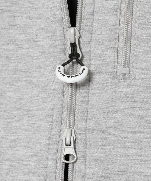 muta（ムータ）の「【別注】muta MARINE/ムータ マリン/ボンディングフーディ（パーカー・メンズ・ブラック/グレー・4/6/5/7）」の3枚目の写真