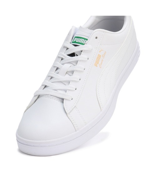 PUMA（プーマ）の「PUMA プーマ ユニセックス コート スター SL スニーカー（スニーカー・メンズ・ホワイト×ゴールド/ブラック×ホワイト/ホワイト×ホワイト/ブラック×ブラック・23.0cm/23.5cm/24.0cm/24.5cm/25.0cm/25.5cm/26.0cm/27.0cm/27.5cm/28.0cm/28.5cm/29.0cm/26.5cm/22.0cm/29.5cm/22.5cm/30.0cm）」の19枚目の写真