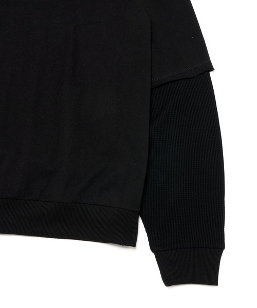 WHO'S WHO gallery（フーズフーギャラリー）の「【KOOKY'N/クーキー】レイヤードロンT（Tシャツ/カットソー・メンズ・アッシュグレー/ブラック/グリーン・FREE）」の16枚目の写真