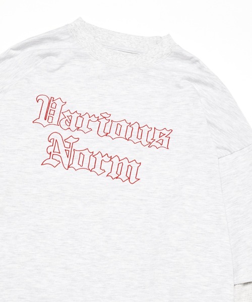 WHO'S WHO gallery（フーズフーギャラリー）の「【KOOKY'N/クーキー】レイヤードロンT（Tシャツ/カットソー・メンズ・アッシュグレー/ブラック/グリーン・FREE）」の11枚目の写真