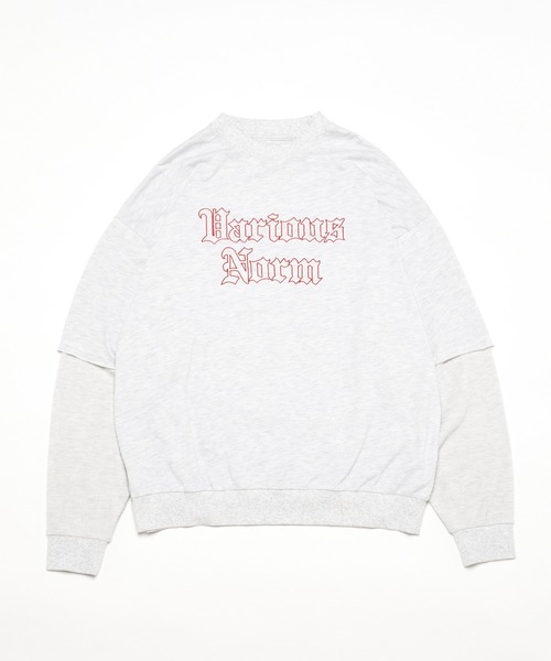 WHO'S WHO gallery（フーズフーギャラリー）の「【KOOKY'N/クーキー】レイヤードロンT（Tシャツ/カットソー・メンズ・アッシュグレー/ブラック/グリーン・FREE）」の4枚目の写真