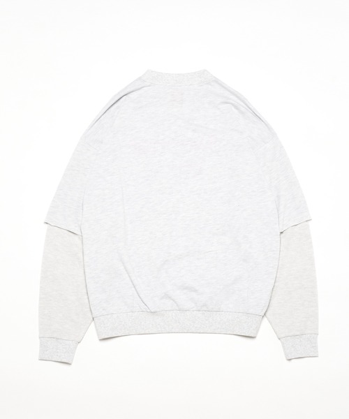 WHO'S WHO gallery（フーズフーギャラリー）の「【KOOKY'N/クーキー】レイヤードロンT（Tシャツ/カットソー・メンズ・アッシュグレー/ブラック/グリーン・FREE）」の13枚目の写真