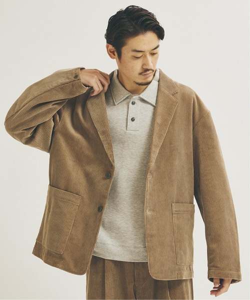 JOURNAL STANDARD（ジャーナルスタンダード）の「【ジャケット+パンツの2点セット】【DADS / ダッズ】コーデュロイセットアップ（セットアップ・メンズ・ブラック/ベージュ/ブラウン/ベージュ系その他・SMALL/MEDIUM/LARGE）」の4枚目の写真