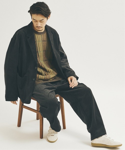 JOURNAL STANDARD（ジャーナルスタンダード）の「【ジャケット+パンツの2点セット】【DADS / ダッズ】コーデュロイセットアップ（セットアップ・メンズ・ブラック/ベージュ/ブラウン/ベージュ系その他・SMALL/MEDIUM/LARGE）」の2枚目の写真