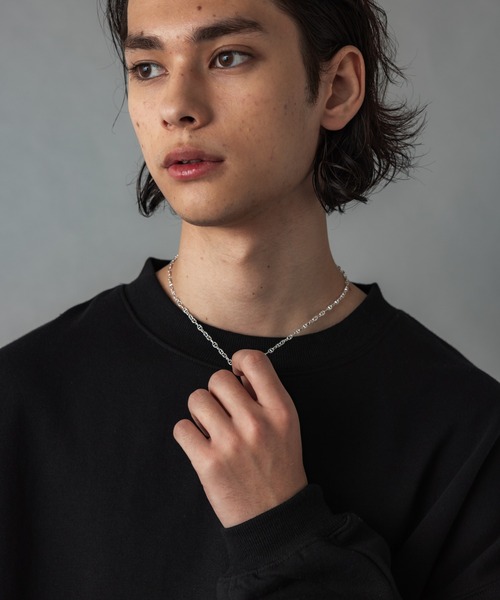 セール】【NUMBER (N)INE】シルバー999 ショートチェーン