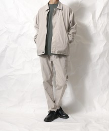 ANPAS Fly Fronto Blouson SET-UP/ANPAS 別注 比翼仕立てブルゾン＆タックワイドテーパードパンツ セットアップ