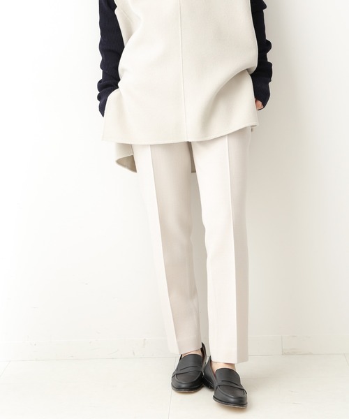 IENA（イエナ）の「ウール2Wayストレッチパンツ◆（その他パンツ・レディース・ブラック/ブルー/ボルドー/ナチュラル/キャメル・40/38/36/34）」の3枚目の写真