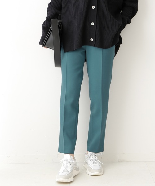 IENA（イエナ）の「ウール2Wayストレッチパンツ◆（その他パンツ・レディース・ブラック/ブルー/ボルドー/ナチュラル/キャメル・40/38/36/34）」の4枚目の写真