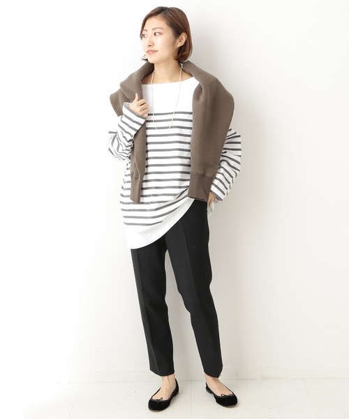 IENA（イエナ）の「ウール2Wayストレッチパンツ◆（その他パンツ・レディース・ブラック/ブルー/ボルドー/ナチュラル/キャメル・40/38/36/34）」の6枚目の写真