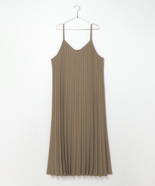 ikka(イッカ)の「√M ルートエム プリーツワンピース(ワンピース・レディース・モカ/チャコールグレー・M/L)」の8枚目の写真