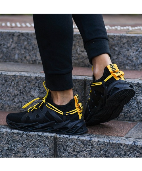 SILVER BULLET（シルバーバレット）の「『SILVER BULLET SELECT AC/シルバーバレットセレクト』デザインソールスポーティメッシュスニーカー【Y】（スニーカー・メンズ・ブラック/ホワイト・42/43/44/41）」の2枚目の写真