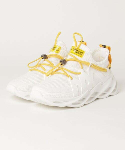 SILVER BULLET（シルバーバレット）の「『SILVER BULLET SELECT AC/シルバーバレットセレクト』デザインソールスポーティメッシュスニーカー【Y】（スニーカー・メンズ・ブラック/ホワイト・42/43/44/41）」の3枚目の写真