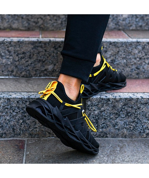 SILVER BULLET（シルバーバレット）の「『SILVER BULLET SELECT AC/シルバーバレットセレクト』デザインソールスポーティメッシュスニーカー【Y】（スニーカー・メンズ・ブラック/ホワイト・42/43/44/41）」の5枚目の写真