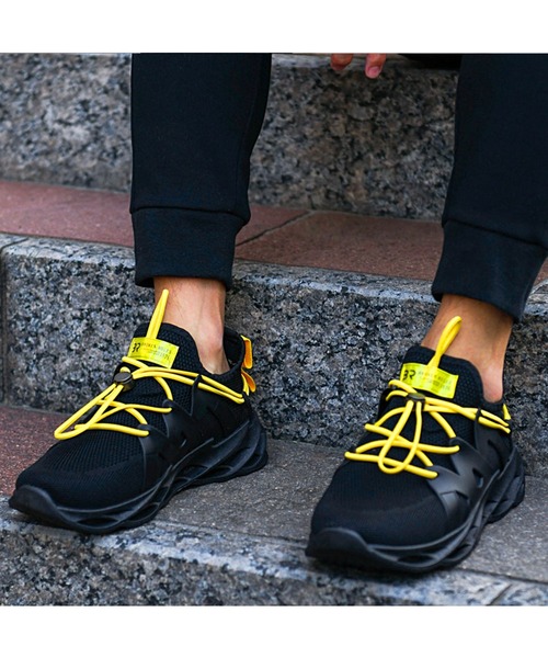 SILVER BULLET（シルバーバレット）の「『SILVER BULLET SELECT AC/シルバーバレットセレクト』デザインソールスポーティメッシュスニーカー【Y】（スニーカー・メンズ・ブラック/ホワイト・42/43/44/41）」の4枚目の写真