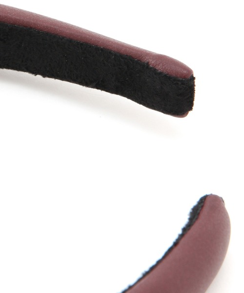 VIS（ビス）の「選べる素材アソートカチューシャ（カチューシャ・レディース・ブラック系その他/ブラック/ワイン・FREE）」の6枚目の写真