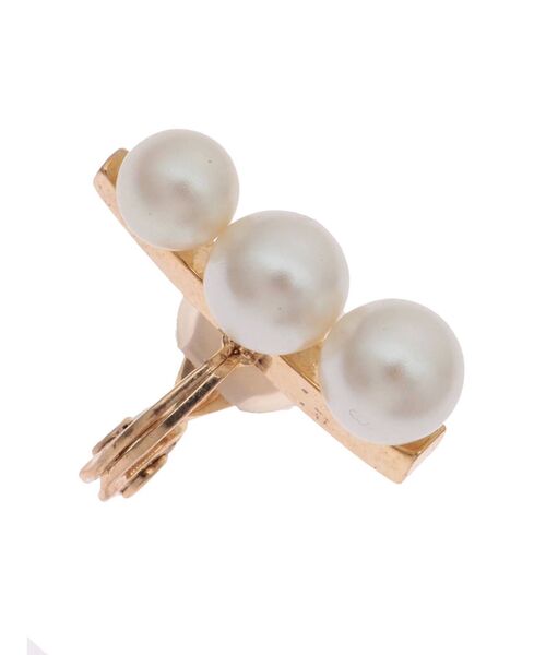 LAGUNAMOON（ラグナムーン）の「LADYスリーパールイヤリング（イヤリング・レディース・アイボリー・FREE）」の3枚目の写真