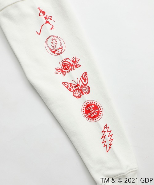 ✨人気　X-girl × GRATEFUL DEAD FACE  HOODIE X-girl（エックスガール）の「X-girl × GRATEFUL DEAD FACE