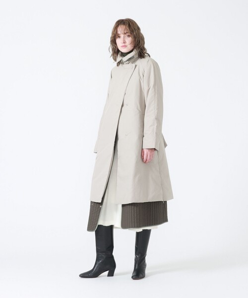 LOVELESS（ラブレス）の「ライナーレイヤード3wayダウン（ダウンジャケット/コート・レディース・ライトベージュ/ブラウン系その他・36/34）」の3枚目の写真