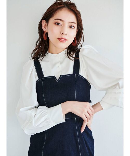 dazzlin（ダズリン）の「ビッグカラー付ボリュームブラウス（シャツ/ブラウス・レディース・オフホワイト/ベージュ/その他1・FREE）」の18枚目の写真