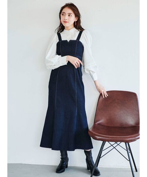 dazzlin（ダズリン）の「ビッグカラー付ボリュームブラウス（シャツ/ブラウス・レディース・オフホワイト/ベージュ/その他1・FREE）」の14枚目の写真