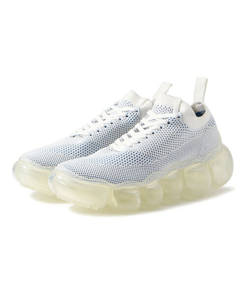 grounds(グラウンズ)の「grounds / グラウンズ/JEWELRY whtblue/clear sole(スニーカー・メンズ・ブルー・40/41/42/43)」の1枚目の写真