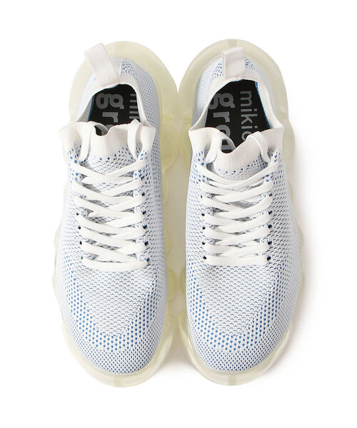 grounds(グラウンズ)の「grounds / グラウンズ/JEWELRY whtblue/clear sole(スニーカー・メンズ・ブルー・40/41/42/43)」の3枚目の写真